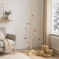 Metal Christmas Tree KUOPIO 120 cm Gold, image 3