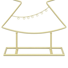vidaXL Metal Christmas Tree with Stand KUOPIO 125 cm Steel Gold 6