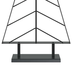 Metal Christmas Tree KUOPIO Steel Black 125 cm