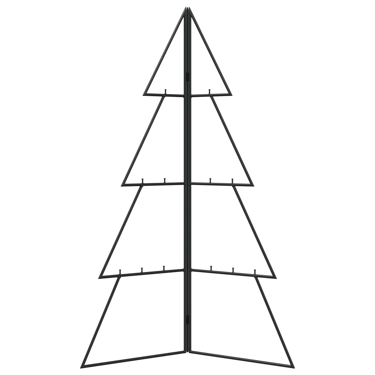 vidaXL Metal Christmas Tree with Folding Stand KUOPIO 100 cm Steel 4