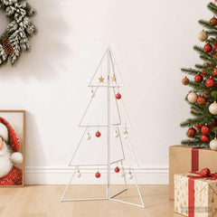 vidaXL Metal Christmas Tree with Folding Stand KUOPIO 100 cm Steel 3