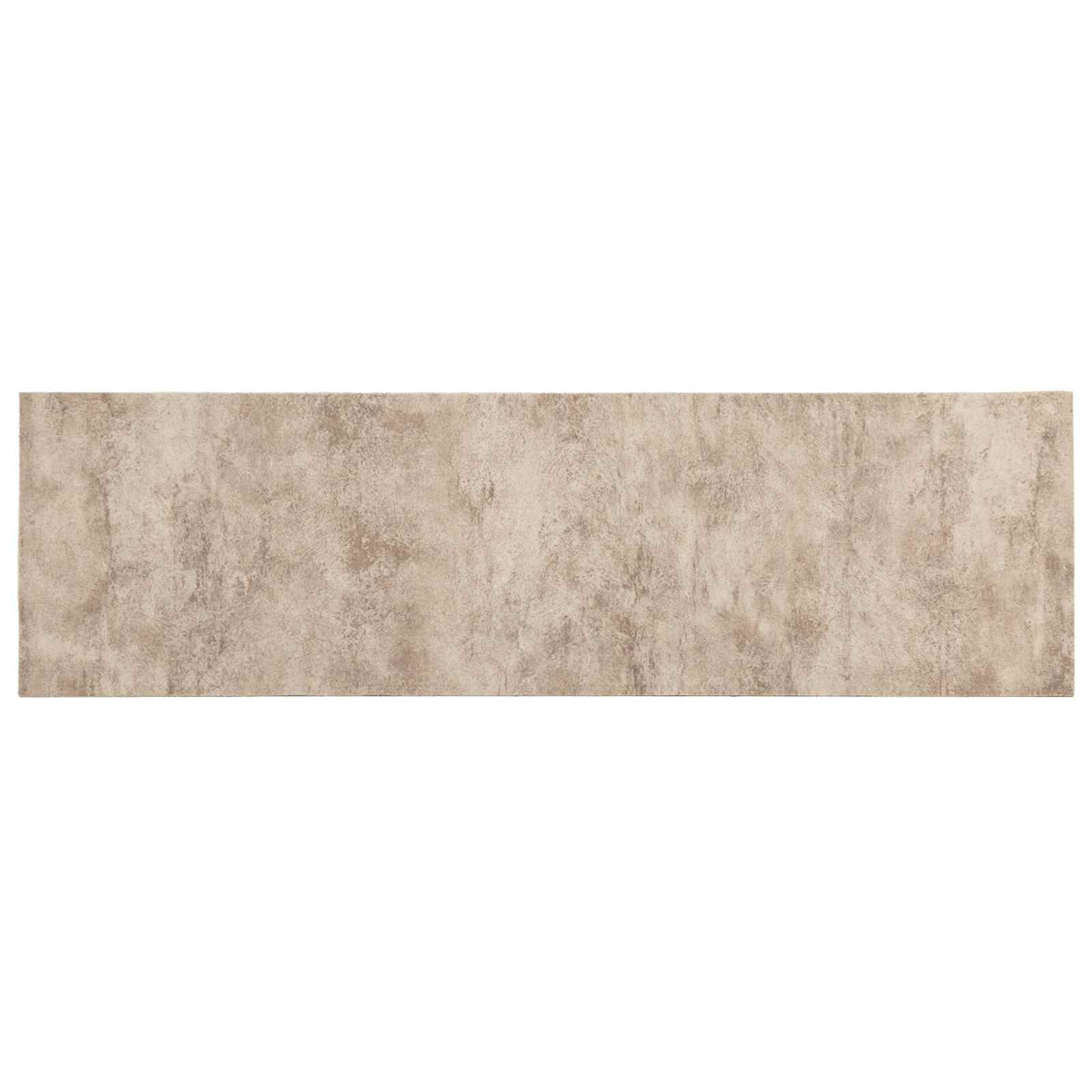 Kitchen Rug Beige Concrete Polyamide Washable