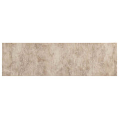 Kitchen Rug Beige Concrete Polyamide Washable