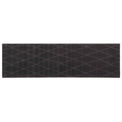 Kitchen Rug Anthracite Checkered Polyamide