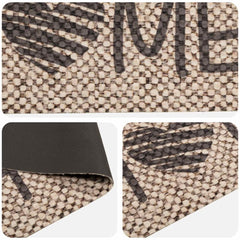 Kitchen Rug Beige Home Polyamide Washable
