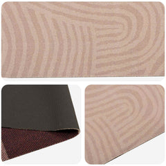 Kitchen Rug Taupe Scandinavian Polyamide