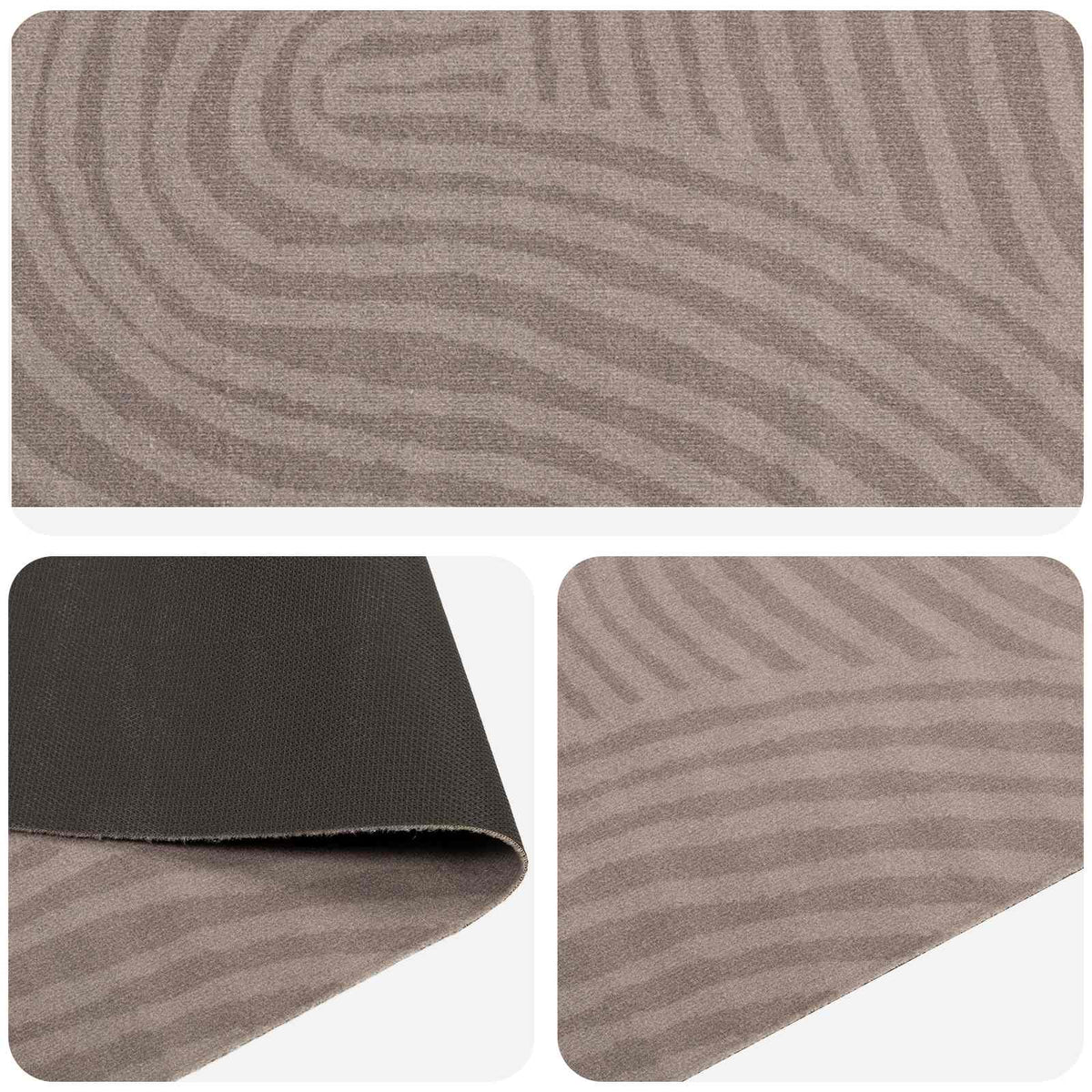 Kitchen Rug Brown Scandinavian Polyamide