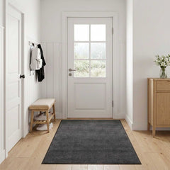 Doormat and Black 120 x 250 cm 100% Polyamide Light grey