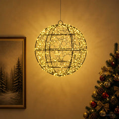Christmas Finial Light 200 LEDs Diameter 20 x 22 cm Ø 30 x 32 cm Warm white