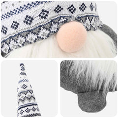 Christmas Gnome Polyester Grey 60 cm