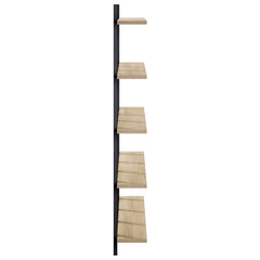 vidaXL Wall Shelf Sonoma Oak 102 x 13.5 x 102 cm Engineered Wood 4
