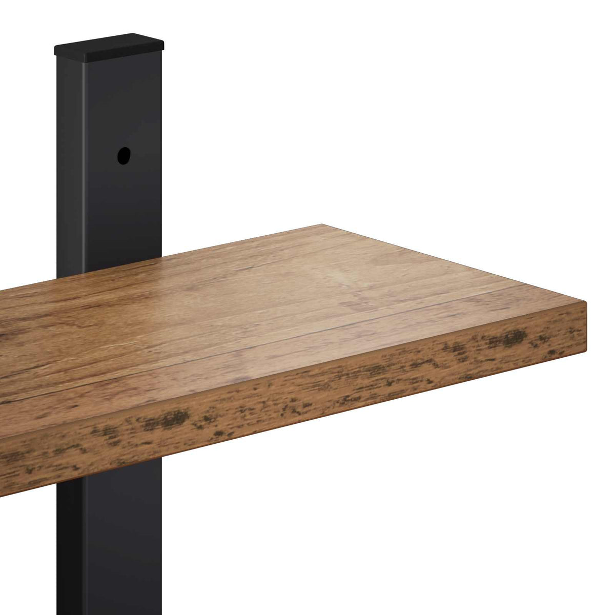 vidaXL Wall Shelf Old Wood 102 x 13.5 x 102 cm Engineered Wood 6