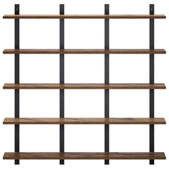 Wall Shelf Engineered Wood Width 102 cm Old wood