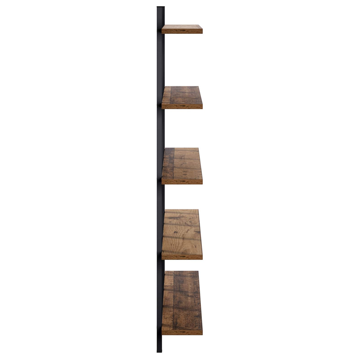 vidaXL Wall Shelf Old Wood 102 x 13.5 x 102 cm Engineered Wood 4