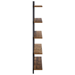 vidaXL Wall Shelf Old Wood 102 x 13.5 x 102 cm Engineered Wood 4