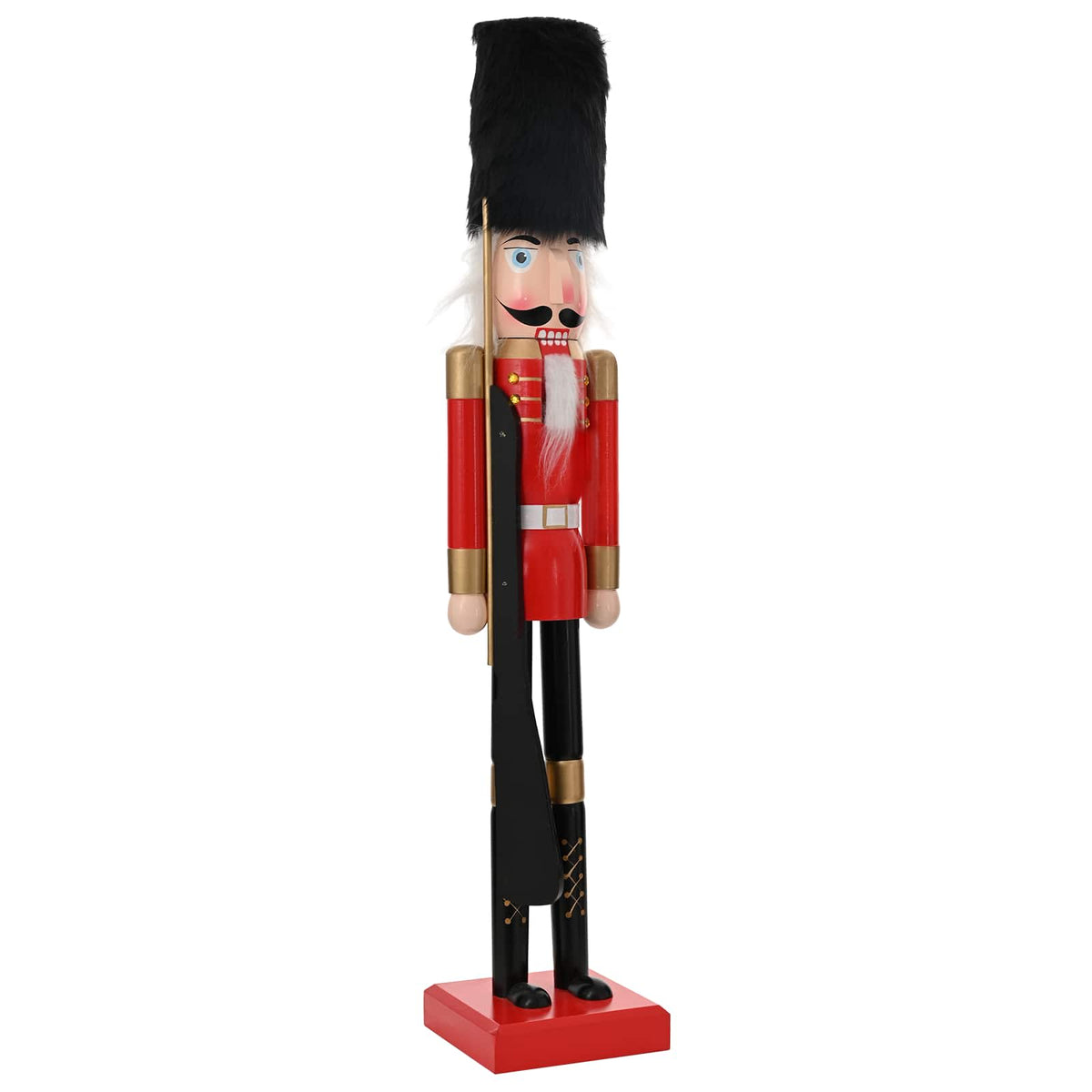 Christmas Nutcracker TURKU Red and Black 91 cm 903