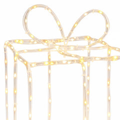 Christmas Lighted Gift Boxes LOVIISA 3 pcs 360 LEDs Warm white