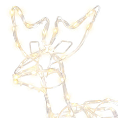 Reindeer and Sleigh Christmas Decoration LOVIISA 240 LEDs Warm white