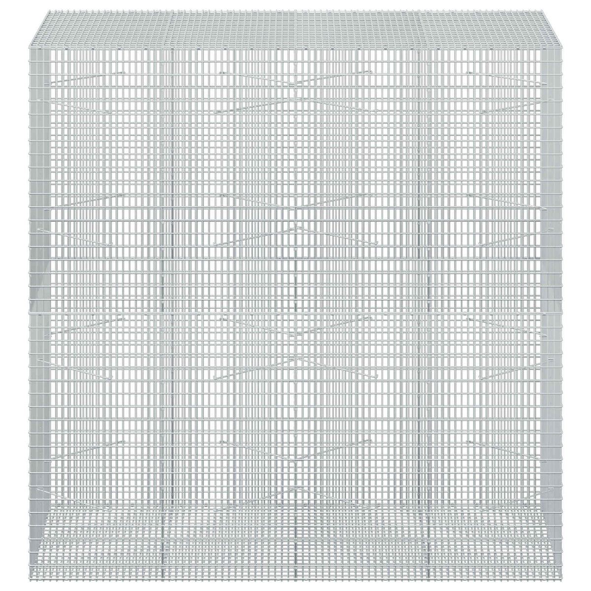 Gabion with 3.5 mm Wire and 5x2.5 cm Mesh 50x100x200 cm 200 cm