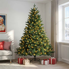 Artificial Christmas Tree Bauble LEDs Green