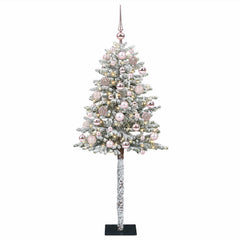 vidaXL Artificial Christmas Tree with Bauble 150 cm 150 LEDs 4
