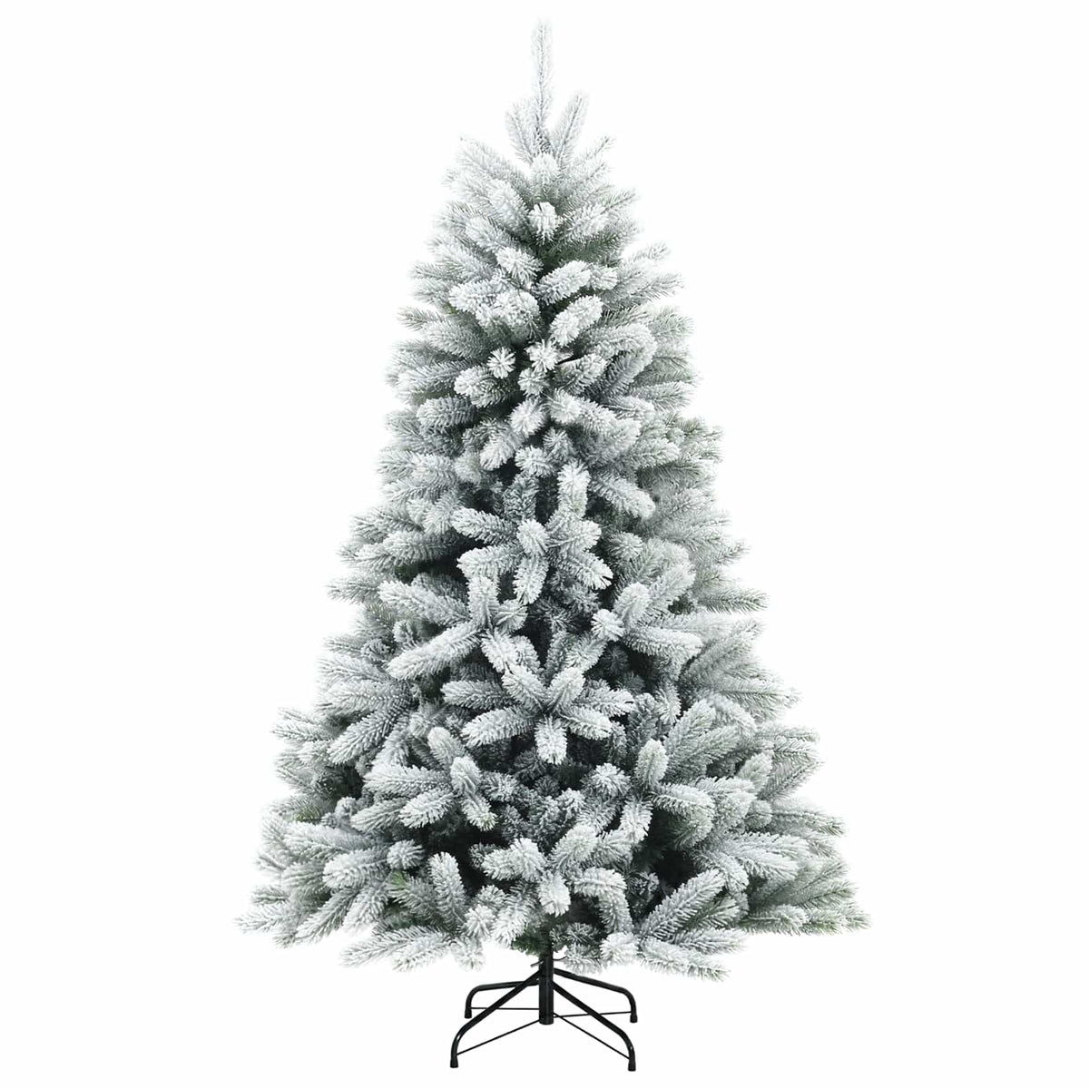 Artificial Christmas Tree with Bauble 300 LEDs Green and White 240 cm with LEDs