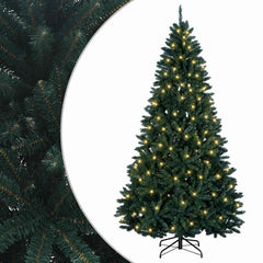 Artificial Christmas Tree Bauble Dark Green LEDs