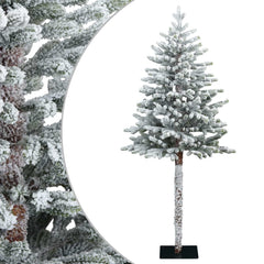 vidaXL Artificial Hinged Christmas Tree 150 cm PVC and Metal 2