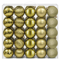 vidaXL Christmas Ball Set 50 pcs Light Green 8 cm Polystyrene 3
