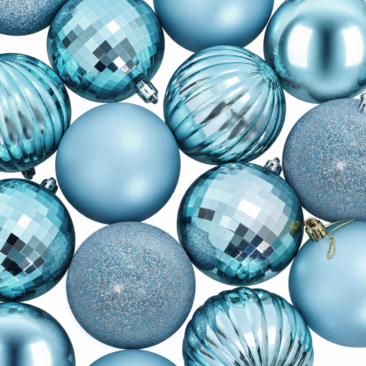 vidaXL Christmas Ball Set 50 pcs Turquoise 8 cm Polystyrene 5
