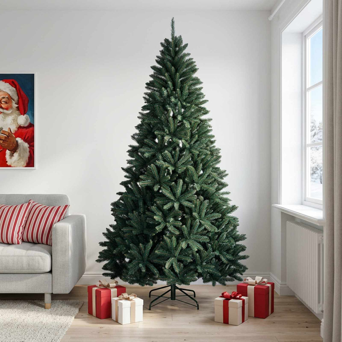 Artificial Christmas Tree Bauble Dark Green without LED