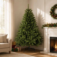 Artificial Christmas Tree with Baubles 180 cm Light Green Ø 117 x 180 cm without LED