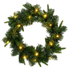 Mini Christmas Tree PVC and PE Green Green 90 cm with LEDs
