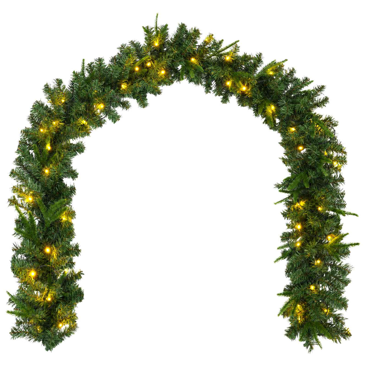 Mini Christmas Tree PVC and PE Green Green 90 cm with LEDs