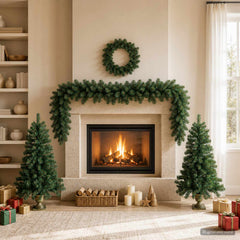 Mini Christmas Tree Set PVC Green 120 cm without LED