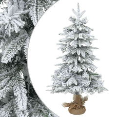 Mini Christmas Tree 90 cm PVC in Green and White, image 2