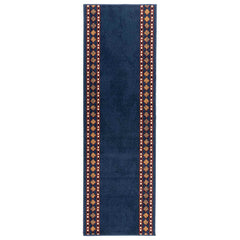 Runner Rug FLORNES Woven Blue Diamonds PP 7 mm, image 2