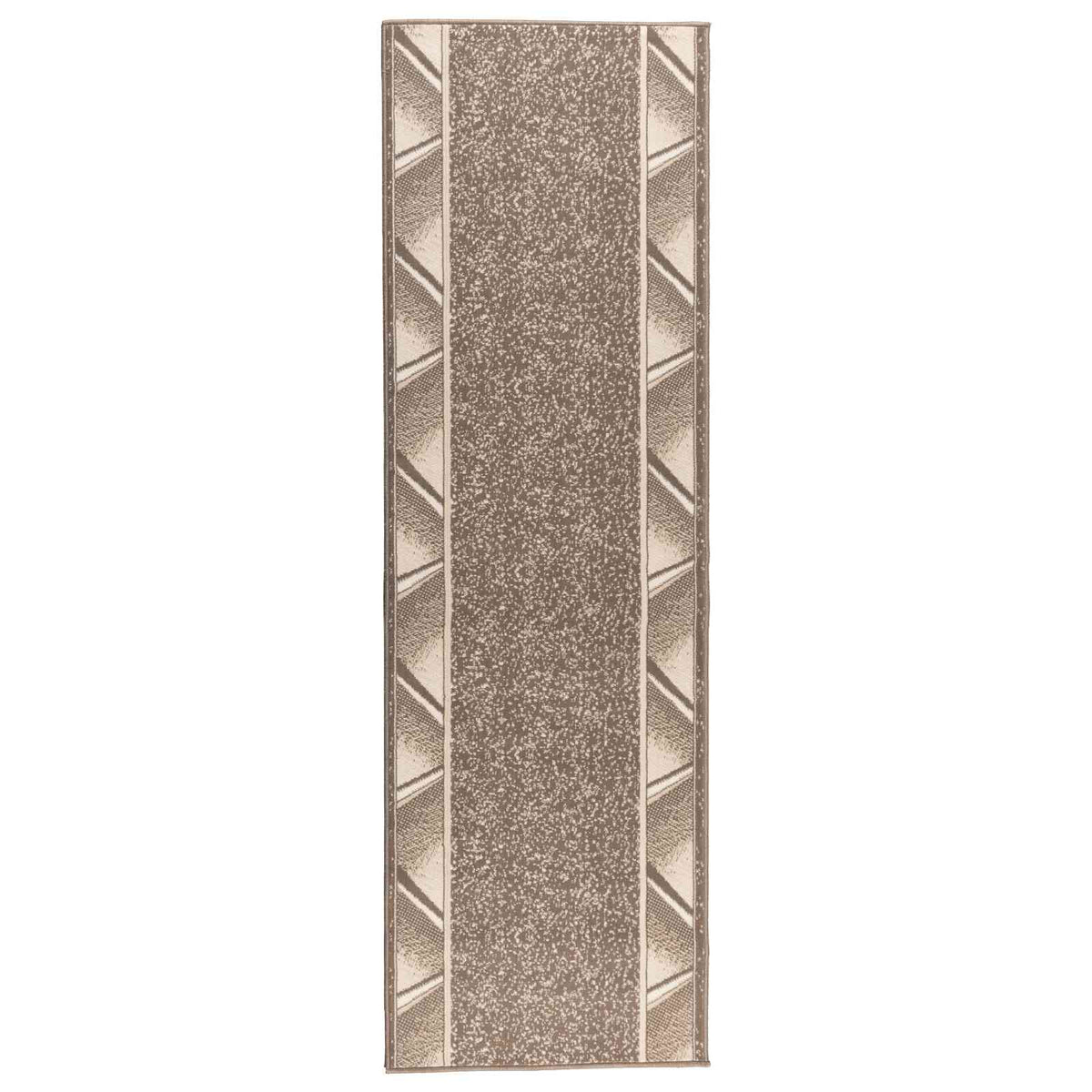 Runner Rug FLORNES Woven Taupe Zigzag PP 7 mm, image 2