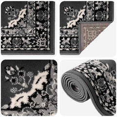 Runner Rug FLORNES Woven Grey Pattern PP 7 mm, image 3