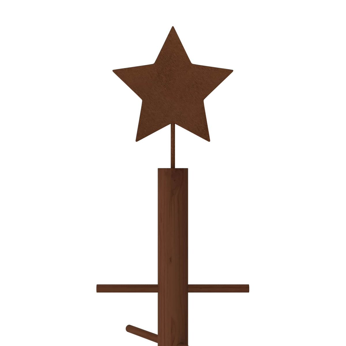 vidaXL Wooden Christmas Tree KOTKA 180 cm Bamboo and Solid Pine Wood 4