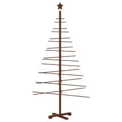 Wooden Christmas Tree KOTKA Bamboo and Solid Pine Wood Dark brown 180 cm