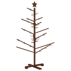 vidaXL Wooden Christmas Tree 125 cm Bamboo and Solid Pine Wood 2