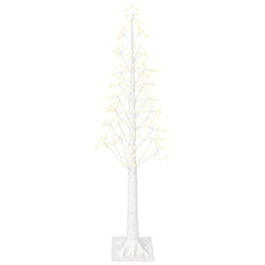vidaXL Starburst Christmas Tree White 17 x 17 x 150 cm Plastic 2