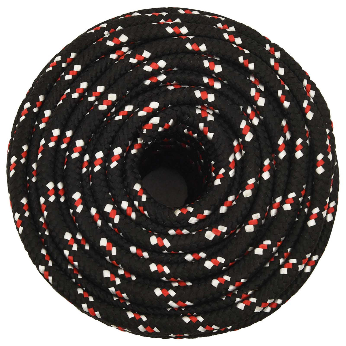 vidaXL Multipurpose Utility Rope 14 mm 100 m Black and Red PP 3