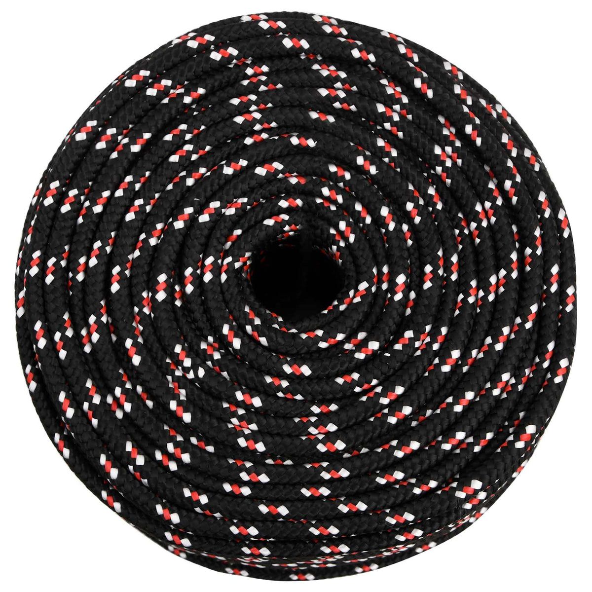 vidaXL Multipurpose Utility Rope 10 mm 100 m Black and Red PP 3