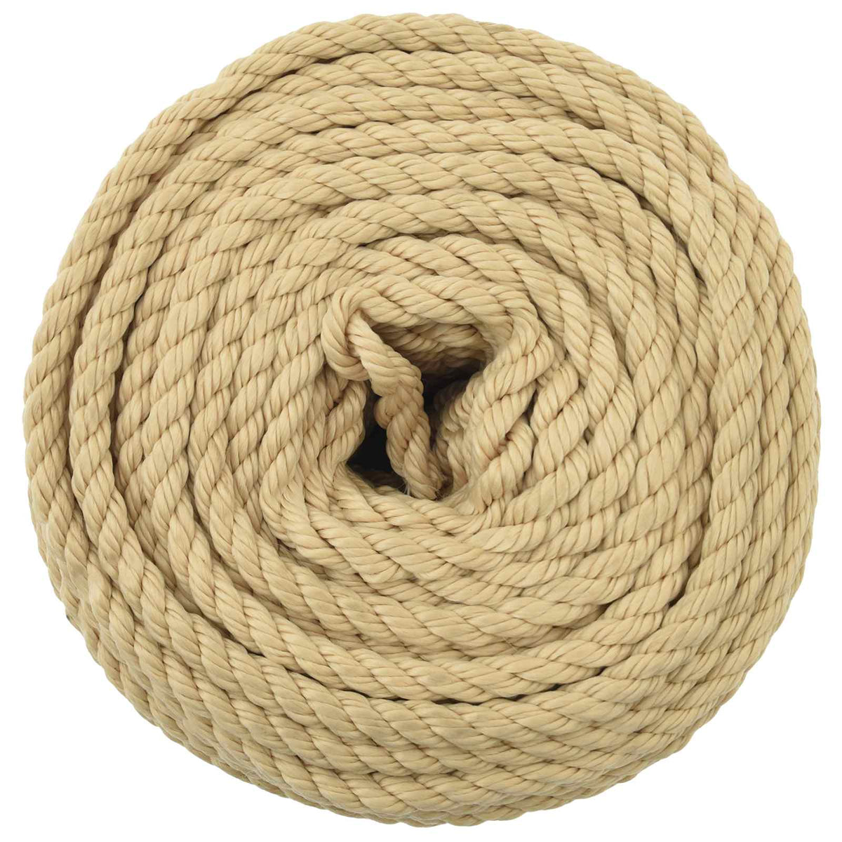 Multipurpose Utility Rope 8 mm 100 m Natural PP 420 kg Max Load, image 2