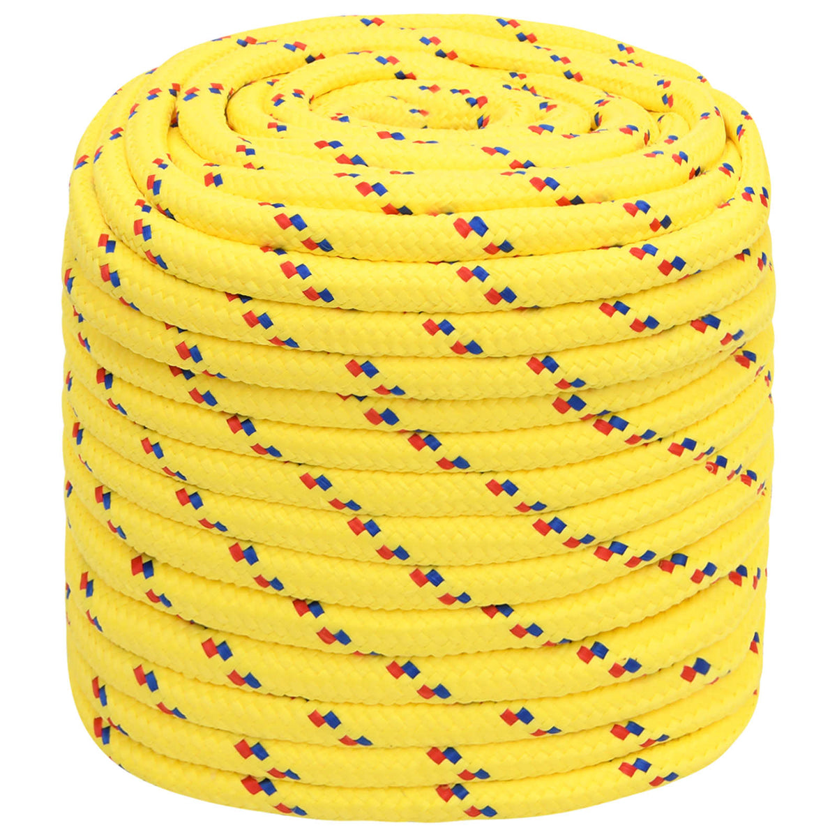 Multipurpose Utility Rope 18 mm 25 m Yellow PP 1995 kg Max Load, image 2