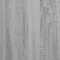 vidaXL CD Cabinet Grey Sonoma 102x23x177,5 cm Engineered Wood 6
