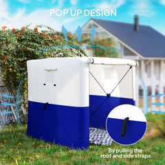 Outsunny 2 x 2m Pop-Up Gazebo, with Accessories - Dark Blue