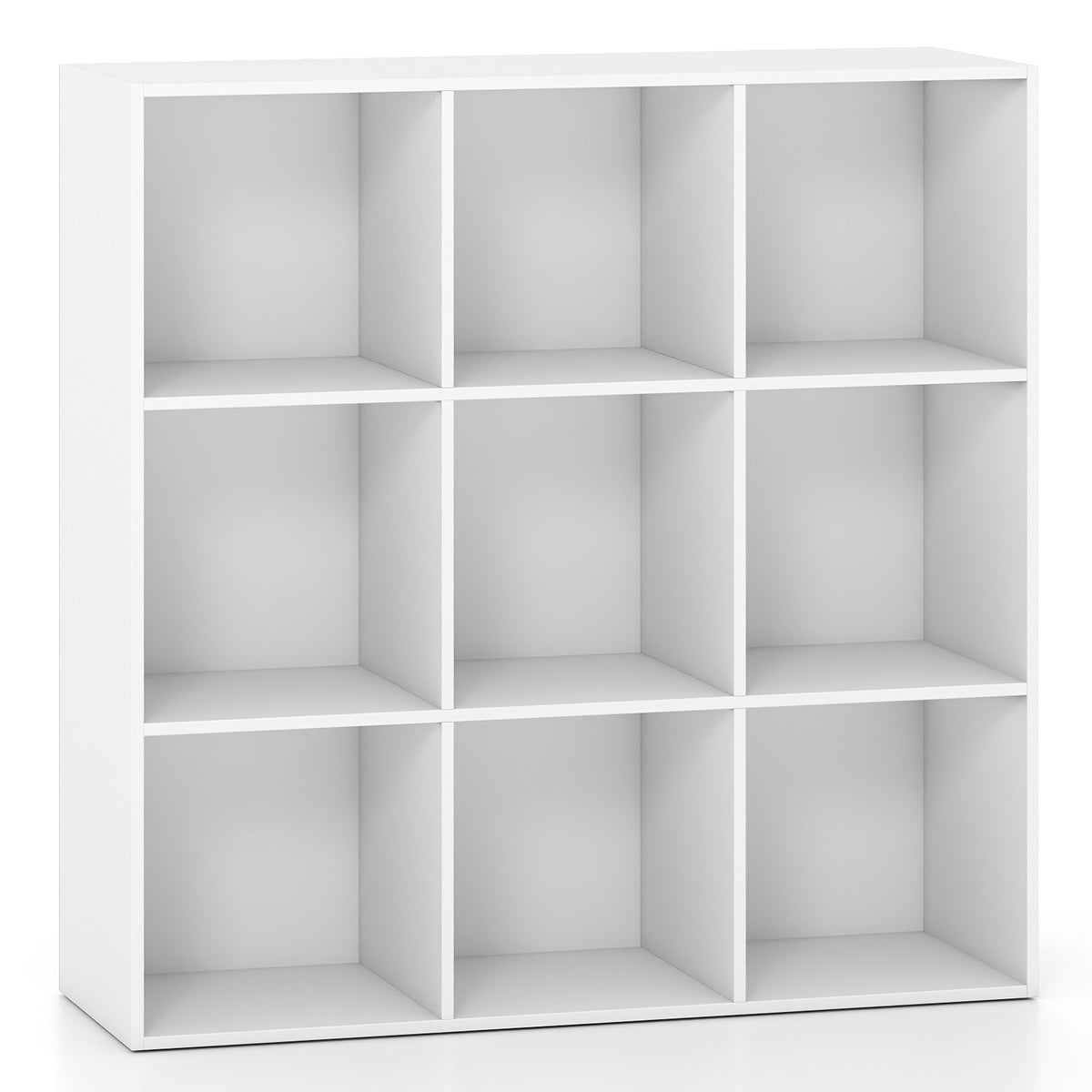 9-Cube Book Shelf Wooden Bookshelf Modern Bookcase Storage Organizer